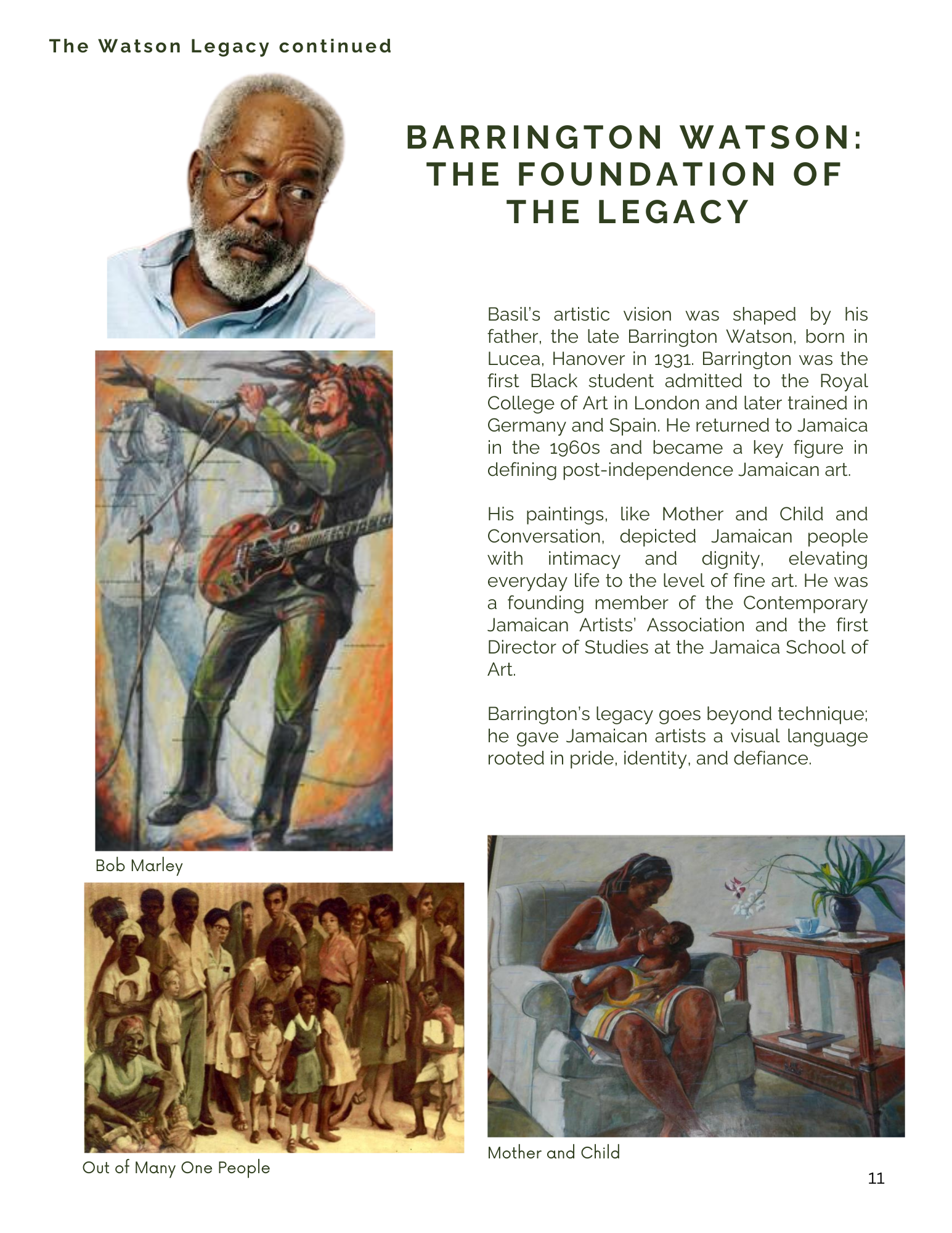 Barrington Watson Artwork